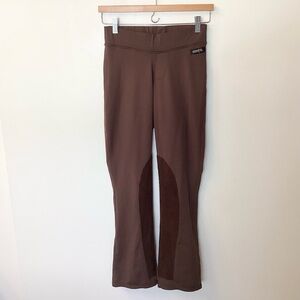 Kerrits Pull-On Bootcut Riding Breeches with Extended Knee Patches - Brown - XS